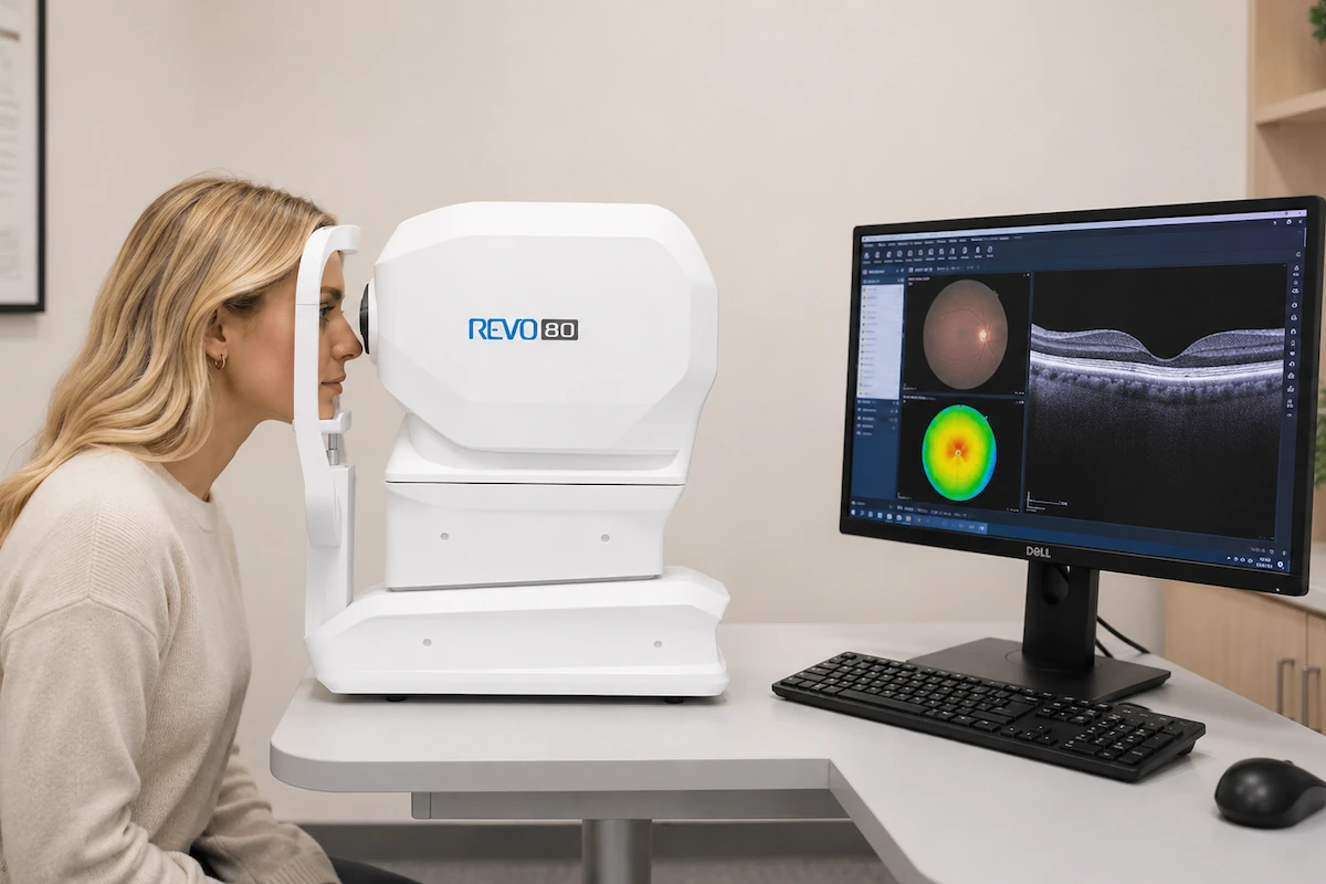 Advanced OCT diagnostic equipment at Primary Eye Care Burwood